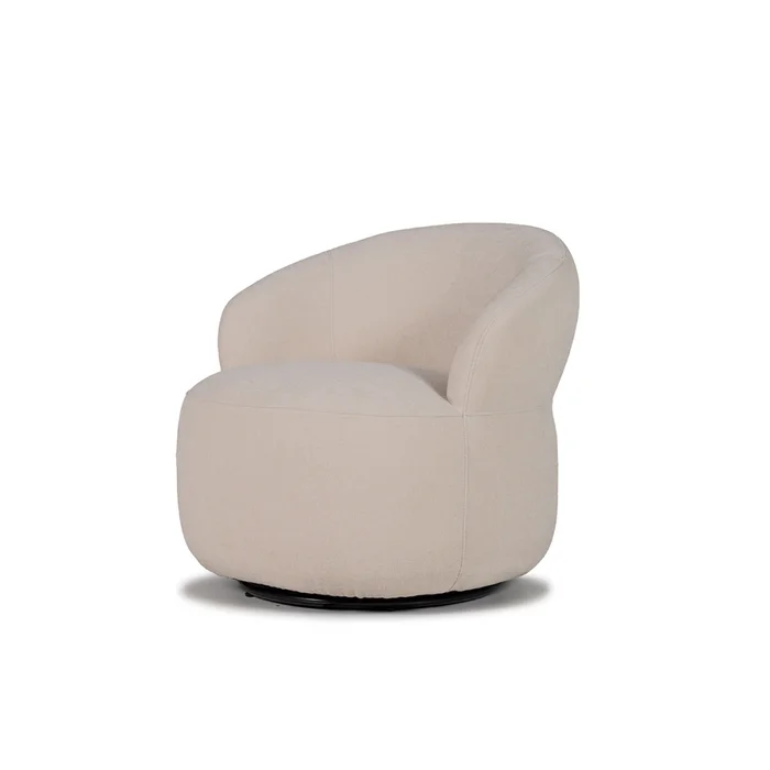 Butaca Bold Giratoria - Tela Microfibra - 110 (Crudo) en Beige - Butacas, banquetas y puffs, Uruguay | Nyr