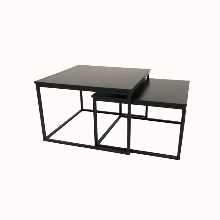 SET MESAS DE CENTRO BLACK en Negro - Mesas de living, Uruguay | Forum Design, vista 2