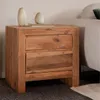 Mesa de Luz Rústica en Madera natural - Mesas de luz, Uruguay | Fabrica Italiana, vista 1 de 3