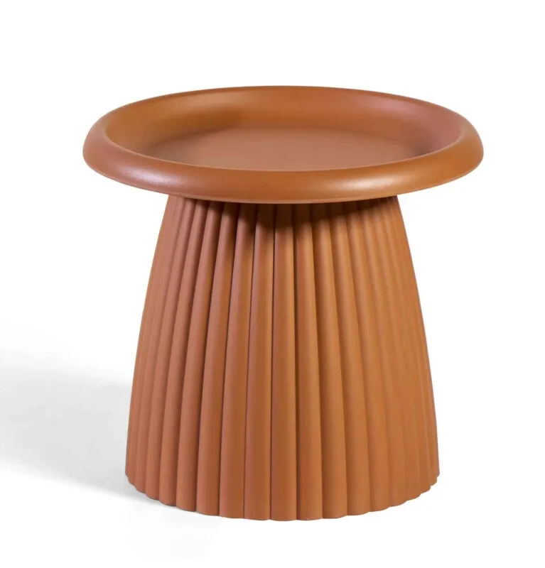 MESA AUXILIAR MUSHROOM PP 2077TP-2 (D) DIA.50X45H CM en Terracota - Muebles para el exterior, Uruguay | Vinibel