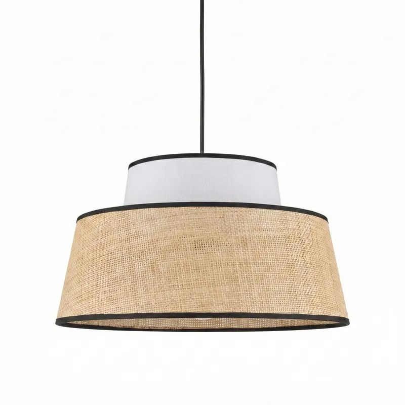 Colgante Duo Organic White en Madera natural - Lámparas colgantes, Uruguay | La Perla
