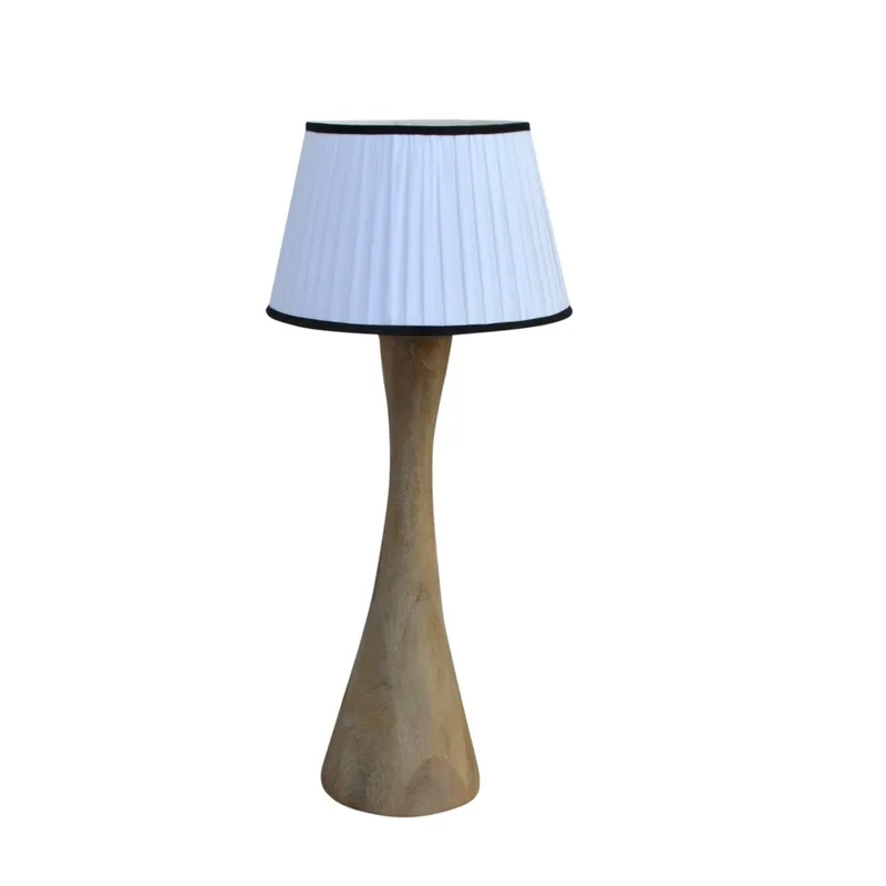 Lámpara De Pie Madera Natural-beige M-24236 en Madera natural - Lámparas de pie, Uruguay | Divino