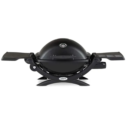 Barbacoa A Gas Negro Acero Inoxidable Weber Q1200 en Negro - Exterior, Uruguay | Divino