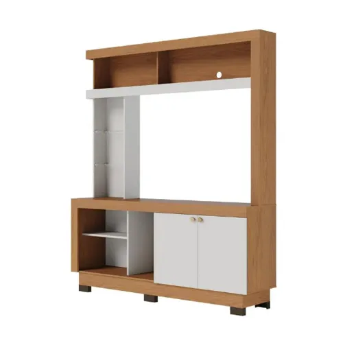 Rack Modular Tv 2 Puertas Con Patas Hasta 50 Pulgadas Valenca - Muebles para TV, Uruguay | Lais Muebles