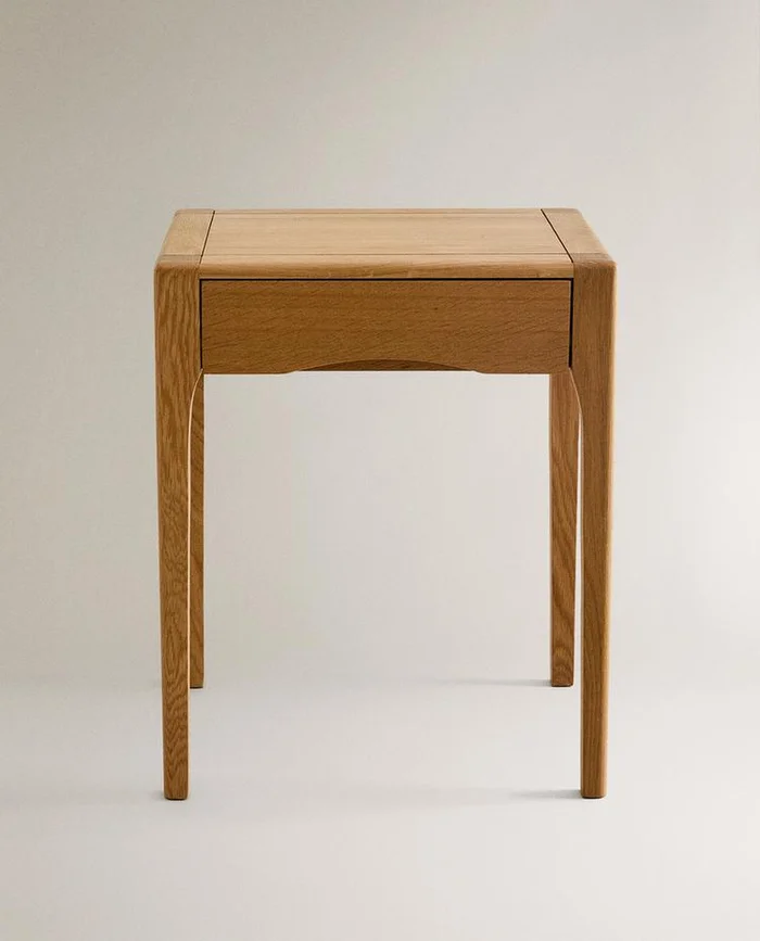 MESITA NOCHE ROBLE CON CAJÓN en Madera natural - Mesas de luz, Uruguay | Zara Home, vista 2