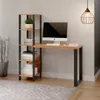 Escritorio con Estanterias Estilo Industrial 100% Mdf - Escritorios y sillas de escritorio, Uruguay | Balton, vista 2 de 5