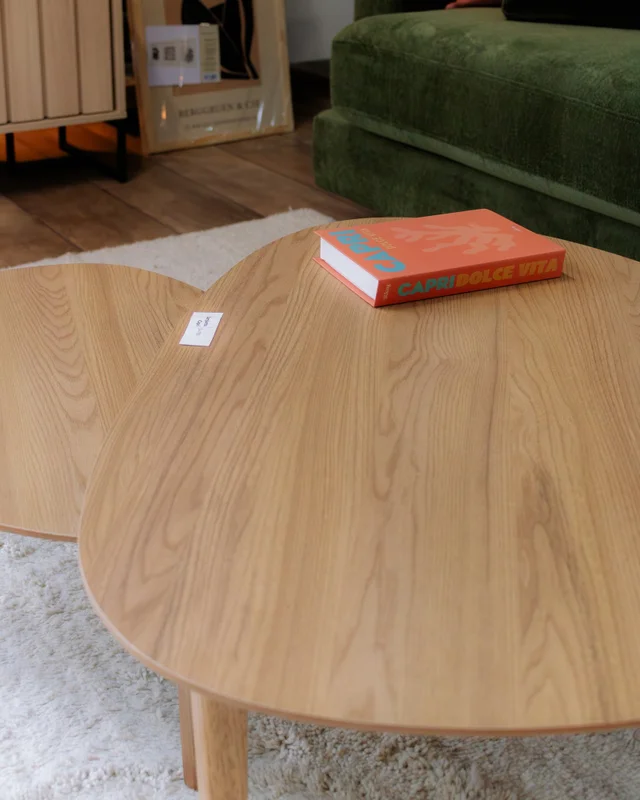 Conjunto Mesa de Centro Capri - Olmo en Madera natural - Mesas de living, Uruguay | Berna Home, vista 4