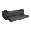 Sillón Cama 3 Cuerpos Tela Gris Madalena Grafito en Gris - Sillones y sofás, Uruguay | Divino, vista 4 de 6