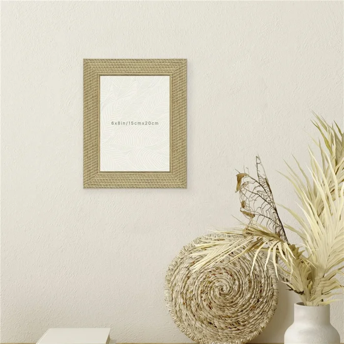 PORTARRETRATO PS 10x15CM SIMIL RATTAN - Decoración de pared, Uruguay | Decohogar, vista 3
