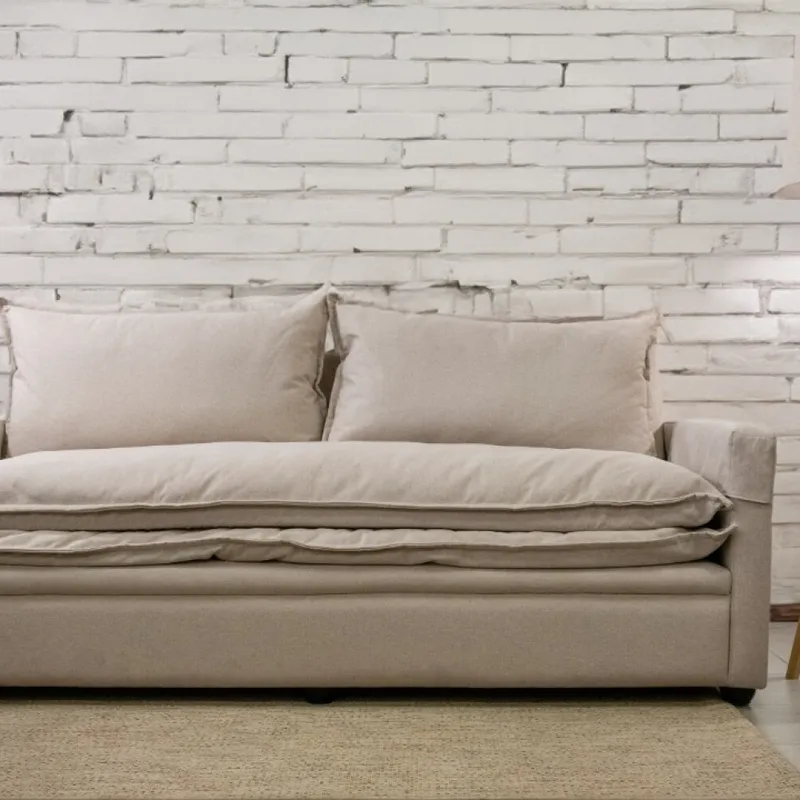 SOFA GENOVA 3 CUERPOS BEIGE en Beige - Sillones y sofás, Uruguay | Alfa Ventas