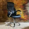Silla Director de Oficina Rt-359 Negra - Escritorios y sillas de escritorio, Uruguay | Alfa Ventas, vista 1 de 2