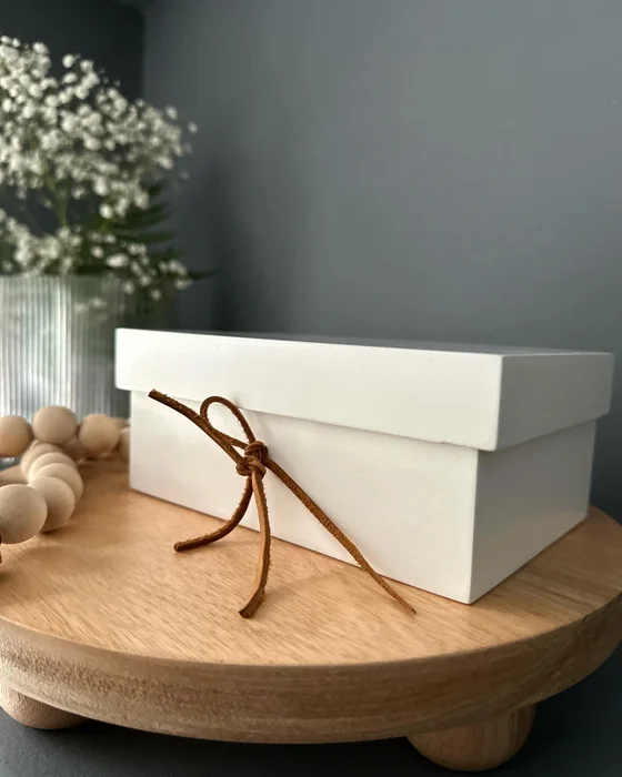 Caja nudo en Blanco - Decoración, Uruguay | Dreams On Time