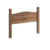 Respaldo Queen Madera Maciza 160cm - Linea Mexicana - Oscuro en Marrón - Respaldos de cama, Uruguay | Rústico Hogar, vista 2 de 2