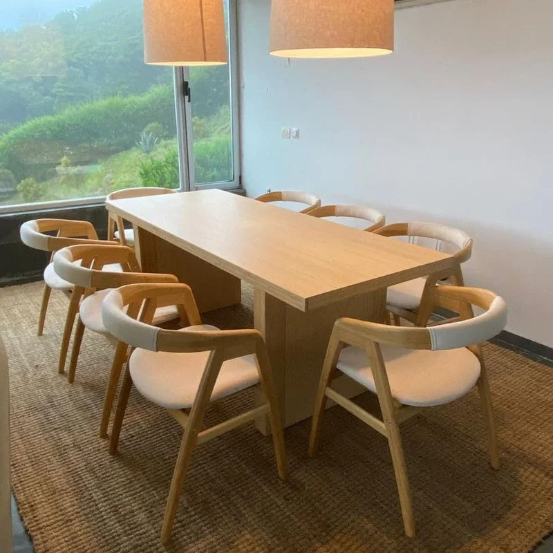 Mesa de Comedor Amalfi en Madera natural - Muebles, Uruguay | Uruguay Bamboo, vista 8