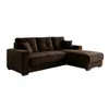 Sillón 3 cuerpos con Chaise Izquierdo - Toronto - Marrón en Marrón - Sillones y sofás, Uruguay | Ecowood, vista 2 de 2