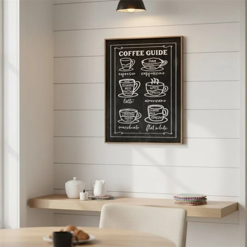 CUADRO 40x50cm MARCO COFFEE GUIDE en Marrón - Decoración de pared, Uruguay | Decohogar, vista 3