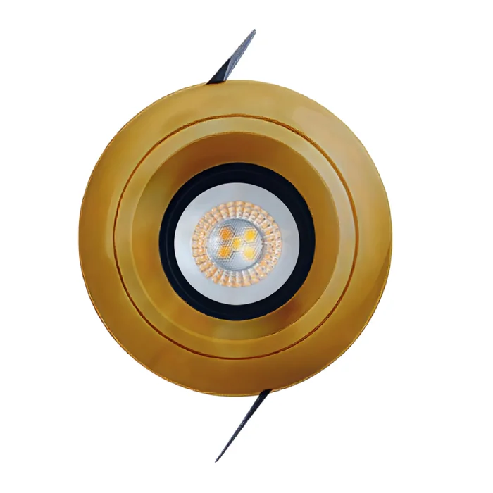 Downlight Lux 9001 Gold en Amarillo - Lámparas colgantes, Uruguay | Serlux, vista 2
