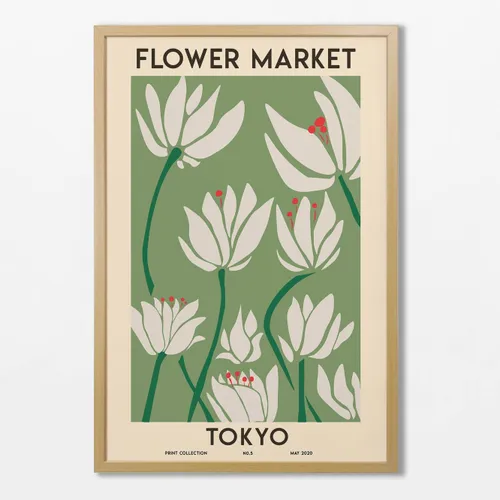 Flower Market - Tokyo - Láminas, Uruguay | La Cuadrería