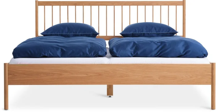 Estructura cama STUBBERUP King 180x200 roble en Madera natural - Dormitorio, Uruguay | JYSK, vista 2