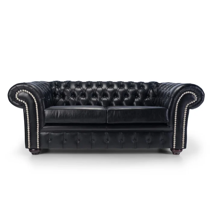 Sofá Chesterfield Divo - Cuero Natural - 2 cuerpos - A fabricar en Marrón - Sillones y sofás, Uruguay | Nyr, vista 4