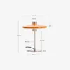 Lámpara de mesa Nuvira de acero cepillado - gris claro y pantalla naranja en Naranja - Lámparas de mesa, Uruguay | Kavehome, vista 7 de 7