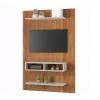 Panel Rack Tv Led Modular Living Sala Dormitorio Byte Miel Off White en Marrón - Aparadores y recibidores, Uruguay | Soy Hogar, vista 2 de 4