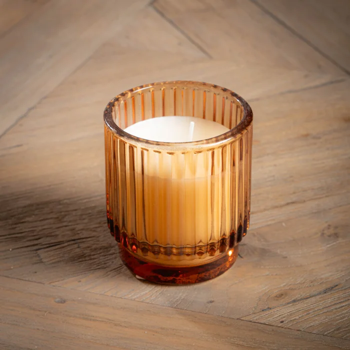 Vela fanal de vidrio en Multicolor - Velas y Portavelas, Uruguay | Soho Deco