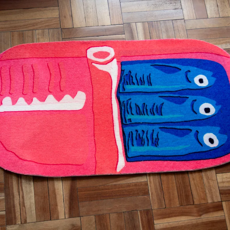 alfombra sardinas - Alfombras, Uruguay | Proyecto Forma