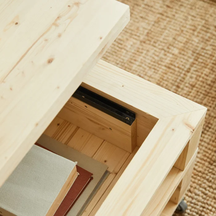 Mesa elevable Meike en Madera natural - Mesas de living, Uruguay | Tree House Deco, vista 6