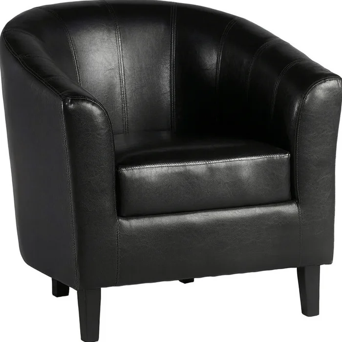 Butaca Sillon Sofa Poltrona Living Comedor Negro Bahia en Negro - Butacas, banquetas y puffs, Uruguay | Muebles Express