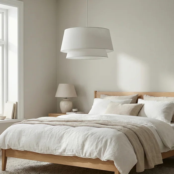 Niveo Tiered Canvas en Blanco - Lámparas colgantes, Uruguay | La Perla, vista 4