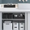 CESTO PLASTICO RECTANGULAR 18.5x15x8CM COZA LIGHT GRAY en Gris - Canastos, Uruguay | Decohogar, vista 2 de 2