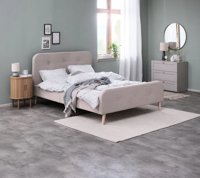 Estructura cama KONGSBERG 2 Plazas 140x190 beige en Beige - Dormitorio, Uruguay | JYSK
