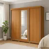 Ropero 3 Puertas Corredizas 223cm - Lyon en Madera natural - Roperos y placares, Uruguay | Balton, vista 1 de 6