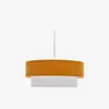 Lámpara de techo Bianella de algodón - y pana mostaza Ø 40 cm en Amarillo - Lámparas colgantes, Uruguay | Kavehome, vista 1 de 6