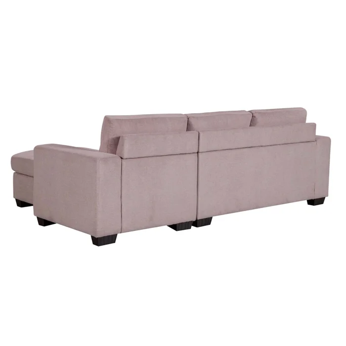 Sofá C/chaise Más De 4 Cuerpos Tela Marron Detroit Taupe en Beige - Sillones y sofás, Uruguay | Divino, vista 6