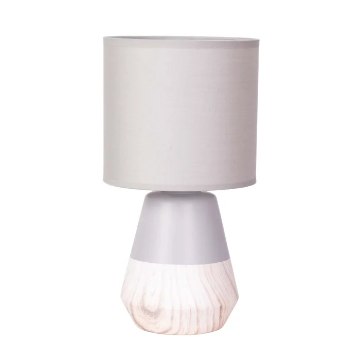 Lampara De Mesa Ceramica Natural-beige At24201 en BEI/GRIS - Lámparas de mesa, Uruguay | Divino