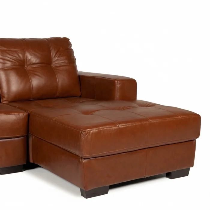 Rinconera Fargo - Cuero Básico - Chaise Derecho - 457 (Brandy) en Beige - Sillones y sofás, Uruguay | Nyr, vista 5