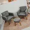 Kit 2 Poltrona + Puff Havana Gris - Sillones y sofás, Uruguay | Ecowood, vista 1 de 9