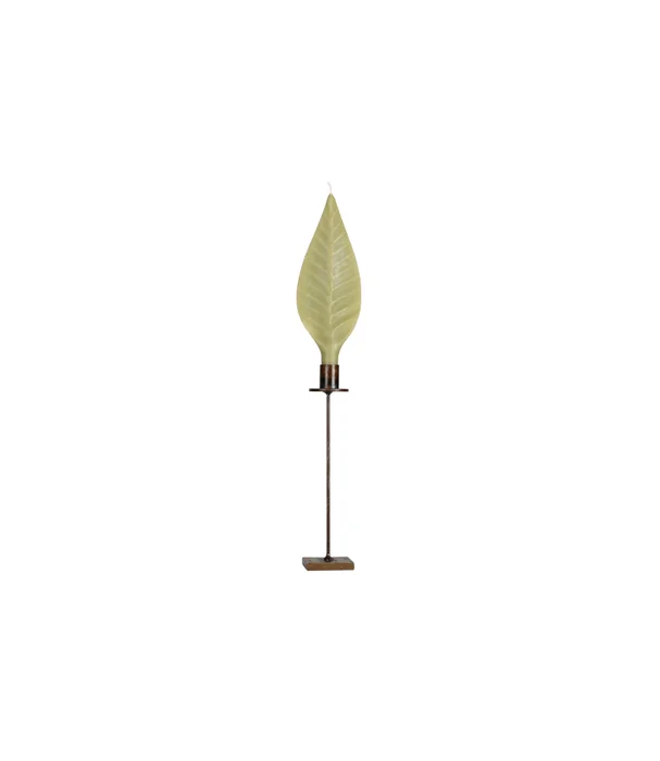 VELA CERABELLA HOJA en Verde - Velas y Portavelas, Uruguay | Masinfinito Casa