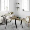 SET 2 MESAS AUXILIARES 48X48X49/39X39X36CM MADERA en Multicolor - Mesas de comedor, Uruguay | Decohogar, vista 3 de 3