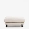 Reposapiés Veliro de chenilla beige y patas de acero con acabado negro 85 x 90 cm FSC Mix Credit en Beige - Sillones y sofás, Uruguay | Kavehome, vista 6 de 7