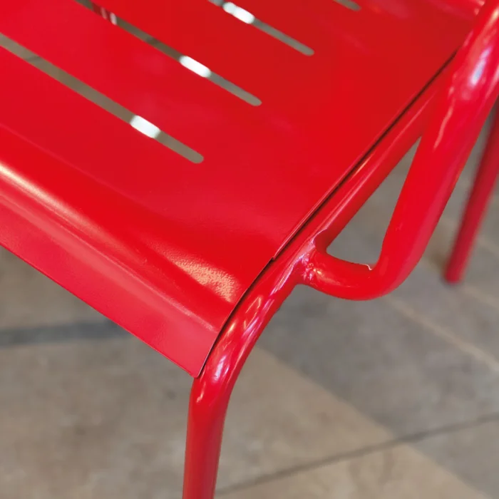 Silla Palau - Roja en Rojo - Sillas, Uruguay | Walnut, vista 2