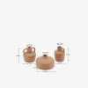 Set Sofra de 3 jarrones de terracota 6 cm / 7 cm / 10 cm en Rojo - Jarrones, Uruguay | Kavehome, vista 4 de 4