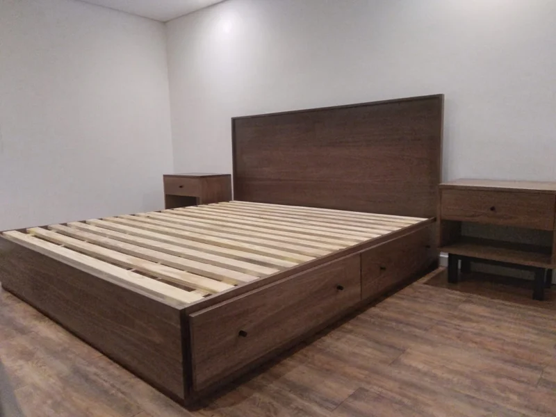 Cama Melania en Madera natural - Dormitorio, Uruguay | Tree House Deco, vista 10