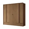 Ropero Demócrata 6 Puertas - Linea Fit - Marrón en Marrón - Roperos y placares, Uruguay | Rústico Hogar, vista 1 de 3