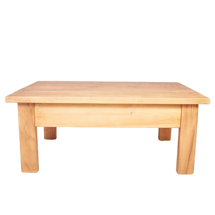 Mesa de living rustica clásica 90 — Serra Amoblamientos en Madera natural - Mesas de living, Uruguay | Serra Amoblamientos