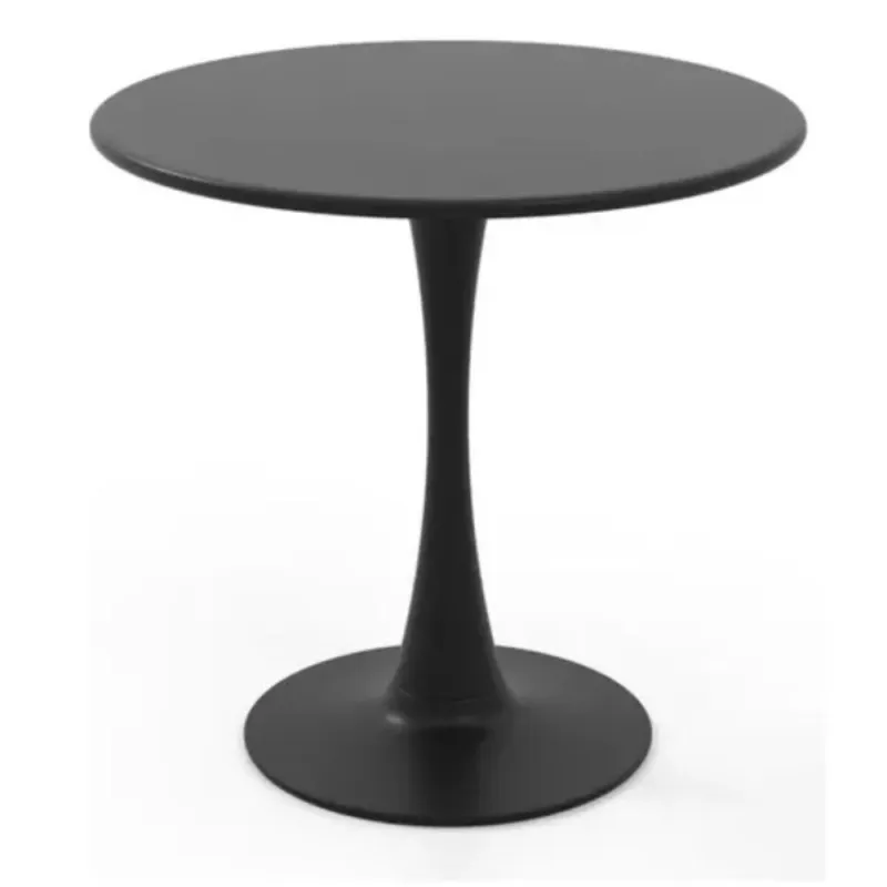 Mesa Tulip 60 cm - Negro en Negro - Mesas de living, Uruguay | La Cueva Muebles