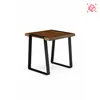 Mesa De Living Lateral - Arrime Madera-y-metal Marron York Castaño en Marrón - Mesas de living, Uruguay | Divino, vista 3 de 3