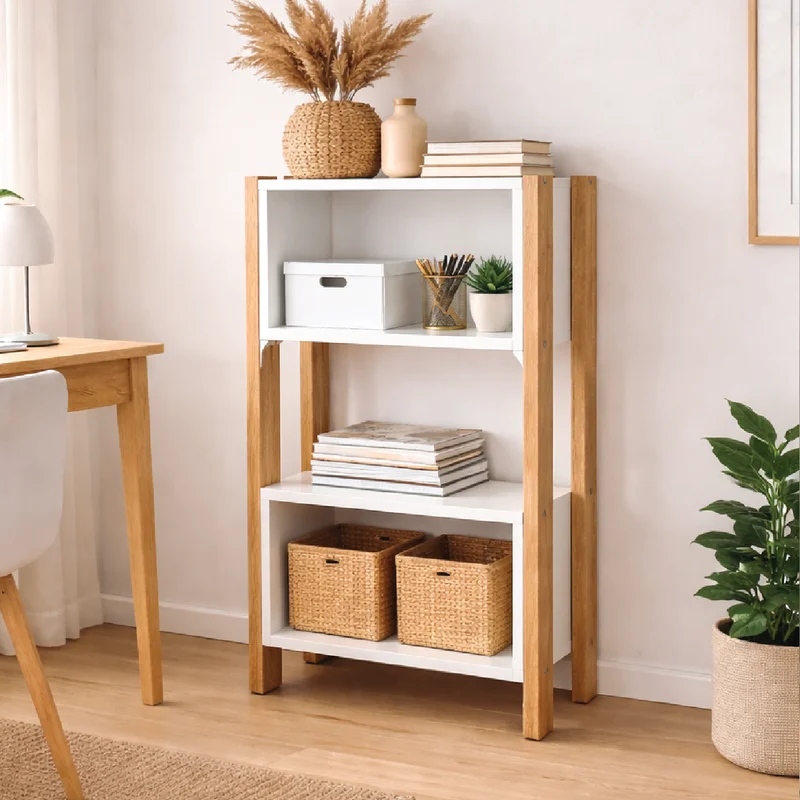 Biblioteca Estanterias Linea Retro RT3092 en Blanco - Muebles, Uruguay | Soy Hogar, vista 5
